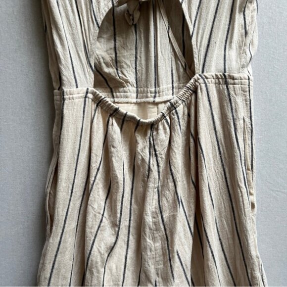 Gentle Fawn Arthur Linen tie back stripe jumpsuit Sz 2 - Picture 10 of 16